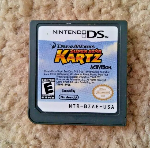 DreamWorks Super Star Kartz (Nintendo 3DS, 2011) GAME ONLY Tested FREE SHIPPING