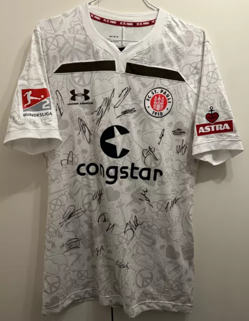 FC St. Pauli Spielertrikot Under Armour matchworn Østigård Italy Neapel Norwegen