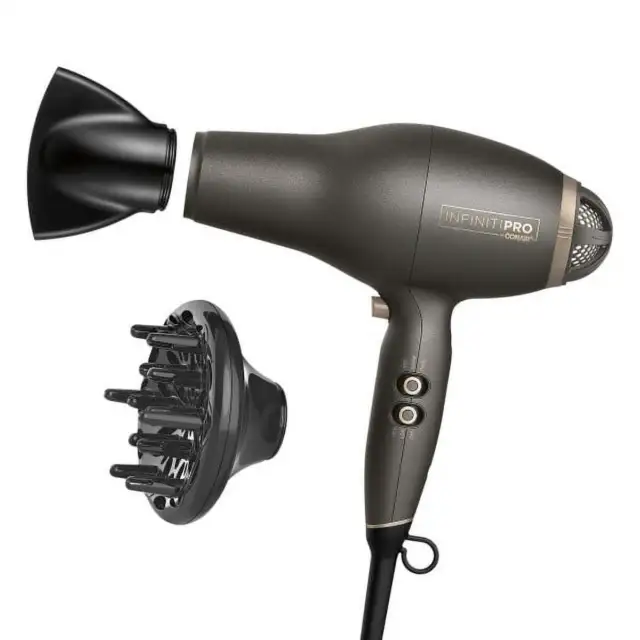 InfinitiPRO by Conair 1875 Watt FloMotion Pro Hair Dryer, Personalize Your Dryin