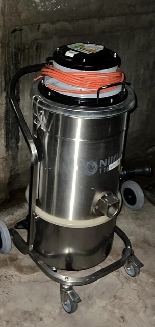 Nilfisk Model 118 Industrial Vacuum CSA & ETL Certified Stainless Steel