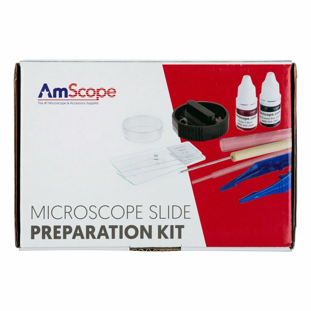 IQCREW Amscope Kids 85pc Microscope Kit Camera Software Experiment Cards e