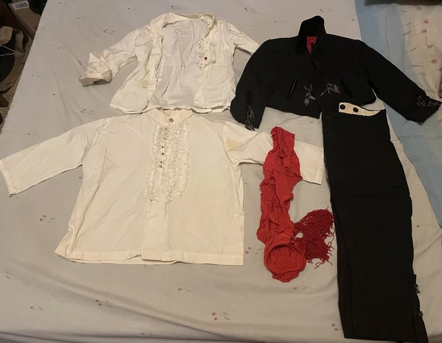 Traje Corto completo Flamenco niño talla 1 (3/4años) hecho a mano