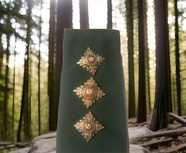 The Rifles Ranks Slides BRITISH ARMY - The Rifles Regiment - Army Captain Rank Slide Epaulette ...