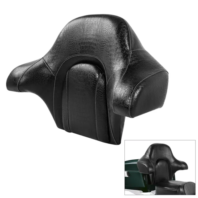 King Size Passenger Backrest Fit For Harley Touring Street Glide FLHX 14-23 2018