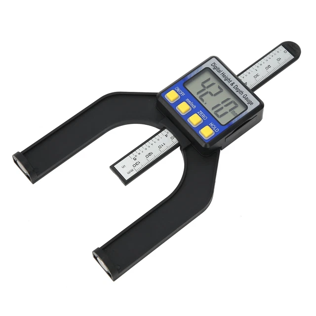 Electronic Height Depth Gauge Digital Woodworking Ruler Measuring Tool 0‑80mm