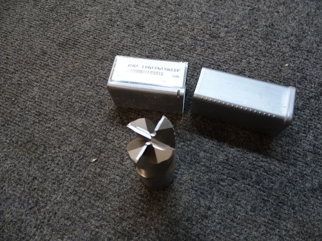 Hanita 6246 M-42 End Mill 1.1/4" x 1.1/4" x 1.1/4" x 3.3/4" 4 Flute