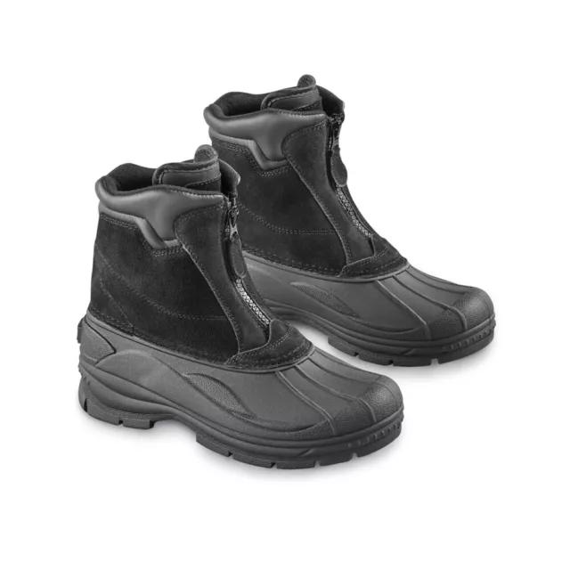 Totes Mens Zip Front Water Resistant Boots