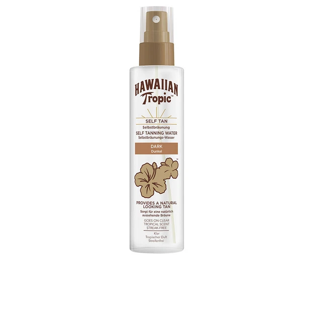 Solaires Hawaiian Tropic unisex EAU AUTOBRONZANTE foncée 190 ml