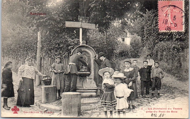 92 SURESNES - fontaine du tertre pres du pont de bois