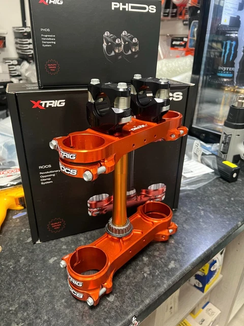 XTRIG ROCS KTM用 X-trig ROCS Tech Triple Clamps And PHDS Mounts