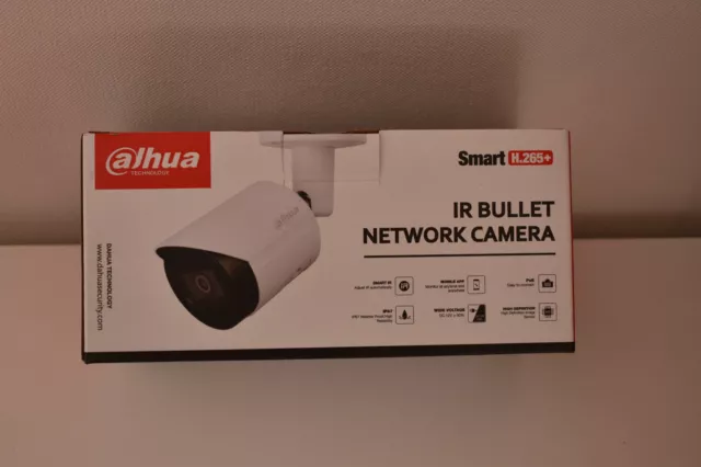 Caméra bullet Dahua StarLight IP 8MP avec IR intelligent 30 m pour l'extérieur