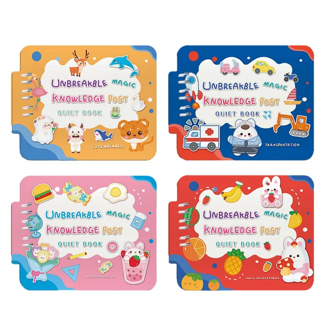 Busy Book Preschool Learning Montessori Busy Book Toys Travel Activity