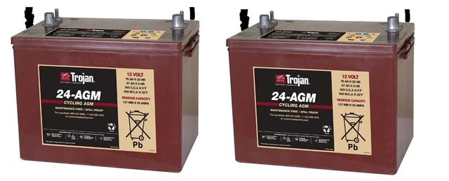 Replacement Battery For Sealed Air / Taski Swingo 455B 24 Volts 2 Pack