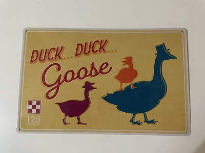 NEW PURINA Chicken Feed Metal Coop SIGN Duck Duck Goose Farm Kitchen Decor