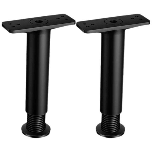 2 piezas Soporte de cama Piernas Muebles Soporte Pies Muebles Piernas de repuesto Sofá Soporte de repuesto