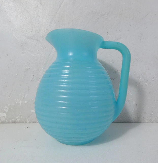Carafe Pichet Céramique Ancienne - Thème Vendanges En Champagne Vers 1850