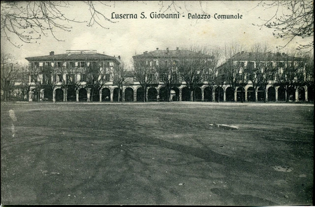 Cartolina - Luserna S. Giovanni - Palazzo Comunale