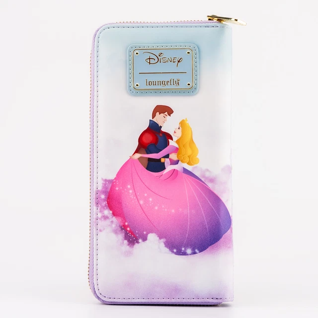 *SALE* New LOUNGEFLY DISNEY Sleeping Beauty Castle WALLET Aurora Prince Charming