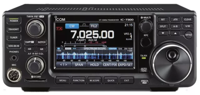 Icom IC-7300 HF/50/70MHz SDR Transceiver Amateurfunk [2376]