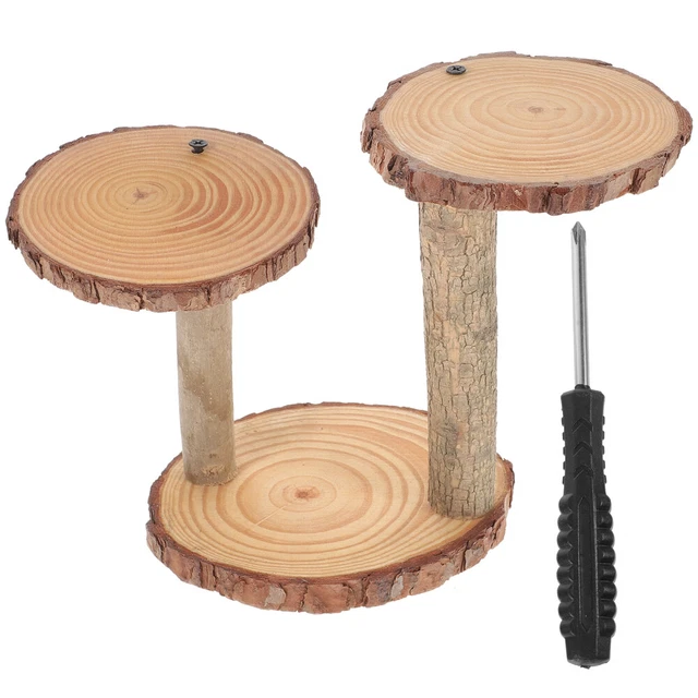 Planche à Charcuterie Ronde En Bois Avec Couvercle - Plateau De Service 30x30 Cm Pour Pique-nique, Fêtes, Camping
