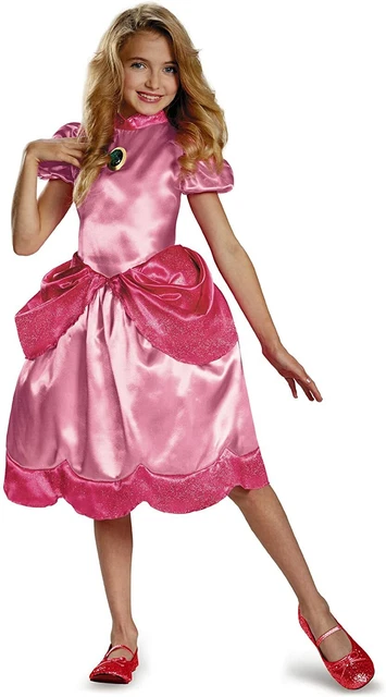 COSTUME BAMBINA PRINCIPESSA Peach Super Mario Nintendo Disguise - varie  taglie EUR 59,00 - PicClick IT