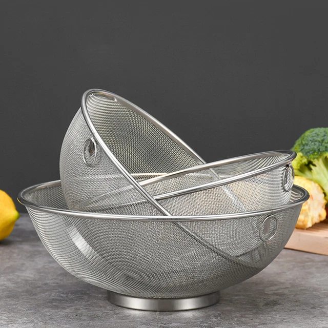 Cesto drenatore rete acciaio inox latte di soia rete fine