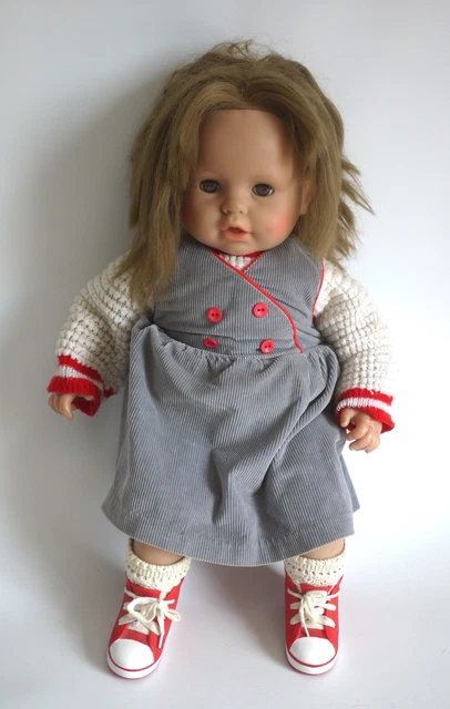 VINTAGE ZAPF CREATION Doll 1988 Sleeping Eyes 22cm £4.95 - PicClick UK