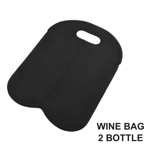 Transportable 2-Bottle Boisson Vin Bière Isolé Néoprène Sac Fourre-Tout