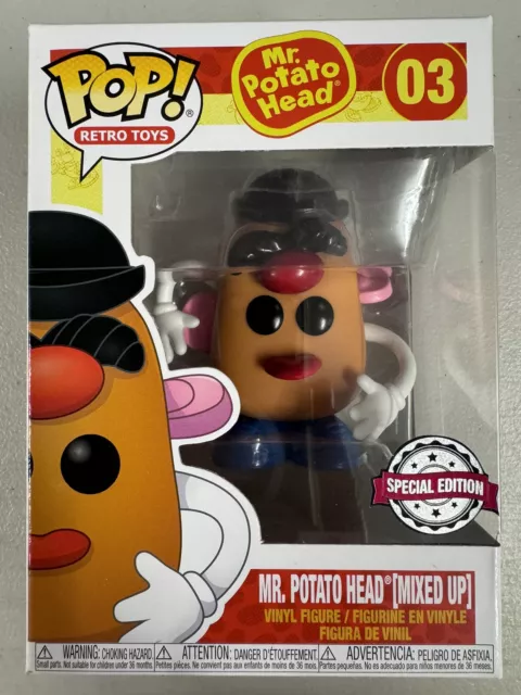 Mr. Potato Head [Mixed Face] 03 ~ Hasbro ~ Vinyl Pop Vinyl ~ Retro Toys