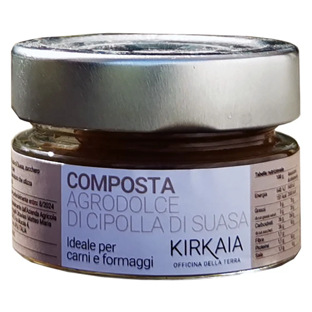 Kirkaia Composta di Cipolla di Suasa per Formaggi, 50 g