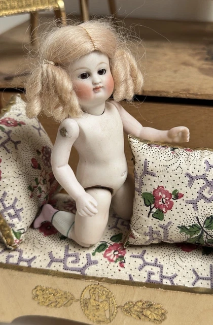 ANCIENNE POUPÉE ARTICULÉE tête porcelaine bouche ouverte Bébé Jumeau SFBJ 10 EUR 350,00 - FR