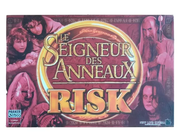 RISK SEIGNEUR DES Anneaux Trilogie Édition 99% Complet Doré Parker Brothers  EUR 42,09 - PicClick FR