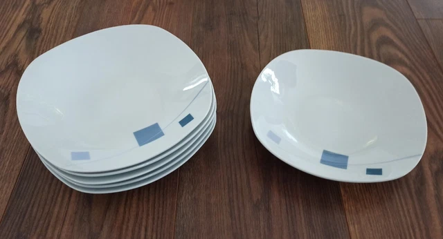 Van Well MEMPHIS Suppenteller tiefe Teller Speiseteller WELLCO-DESIGN w. NEU