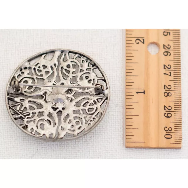 VIntage Intricate Medieval Viking Brooch - A11 2