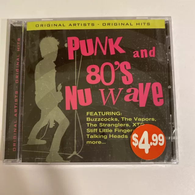 Punk and 80's Nu Wave 12 original hits/artists BRAND NEW SEALED MUSIC ALBUM CD