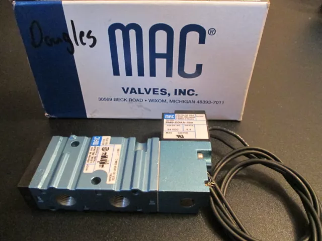 Mac Valves Inc Solenoid Valve 52A-31-A0A-Dm-Ddaa-1Ba