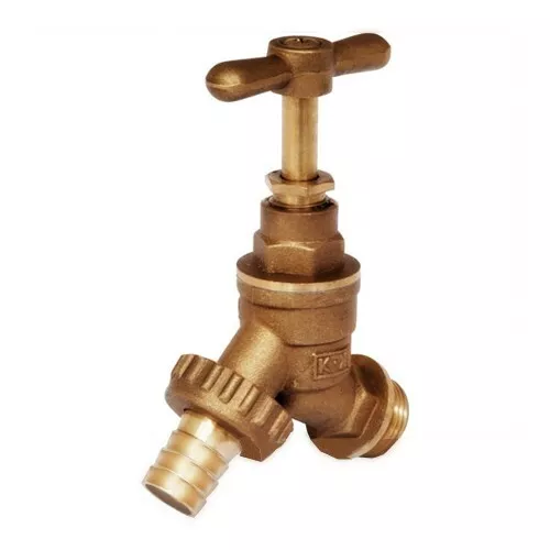 Garden Bib Tap 1/2" Brass With Hose Union