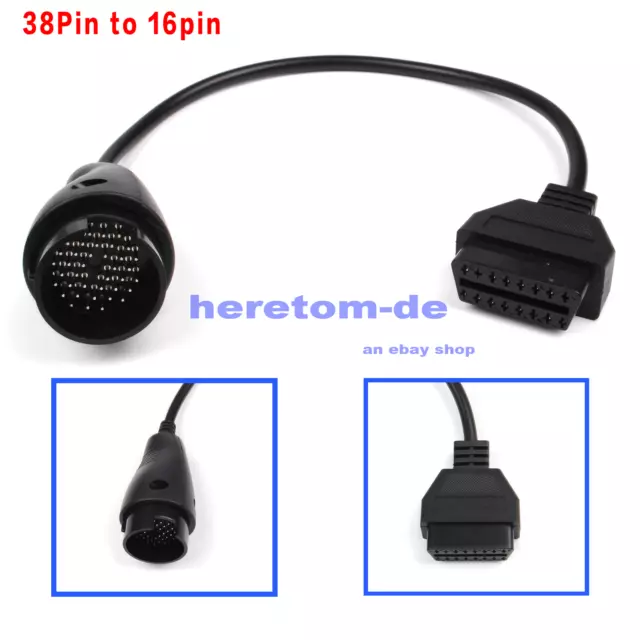 OBD2 Adapter Diagnose für Mercedes Benz Kabel W124 W210 W140 W202 S202 38pin 16P