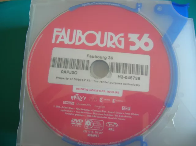 DVD  boitier slim FAUBOURG 36 (b8)