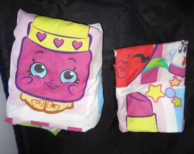 Funda de edredón doble individual Shopkins para niños