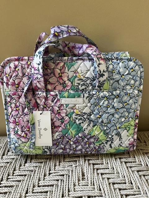 Vera Bradley Hanging Organizer Happy Hydrangeas Floral Travel Cosmetic Bag NWT