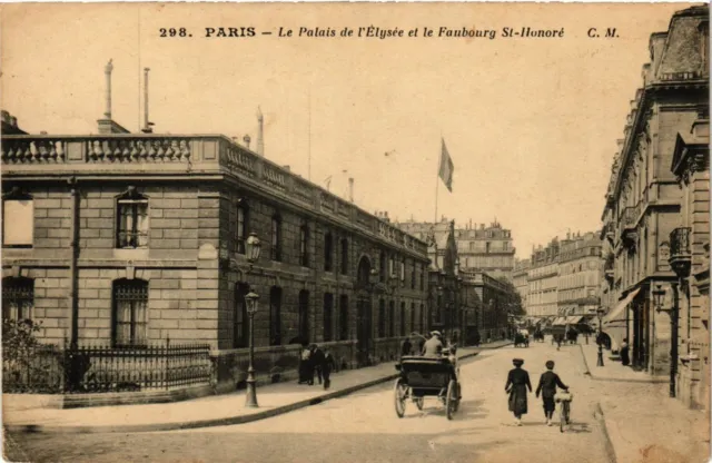 CPA PARIS 8e Le Palais de l'Elysée et le Faubourg St-Honore (390094)