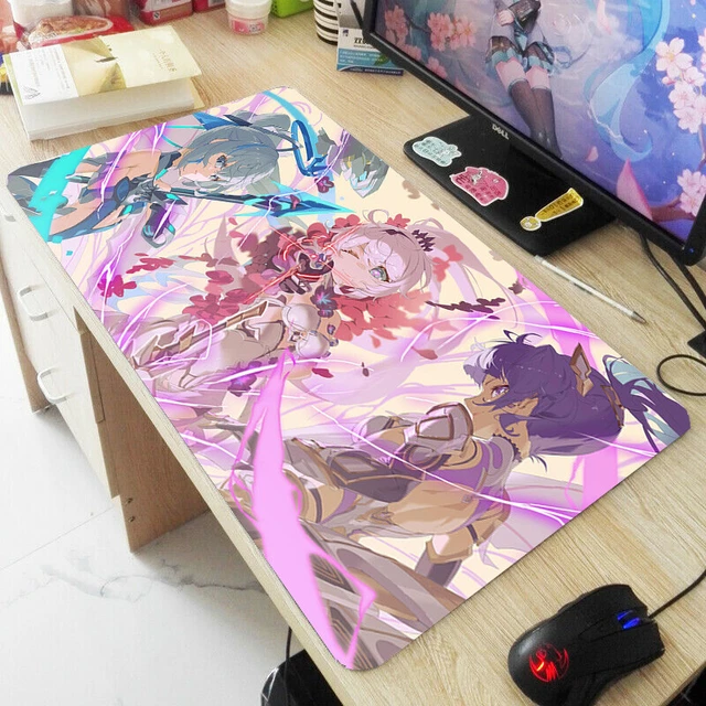honkai impact 3rd  Anime Desk Mouse Pad Mat Large Keyboard Mat 40X70cm T01