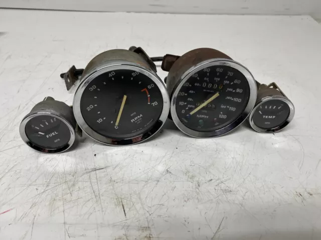 Triumph Spitfire Mk4 Rev-Zähler Tacho Kraftstofftemperaturanzeige Uhr Set Kit Auto