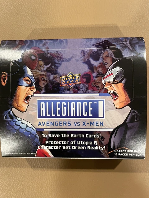 2023 Marvel Allegiance Avengers Vs X-men Boxes Worth Card Lot