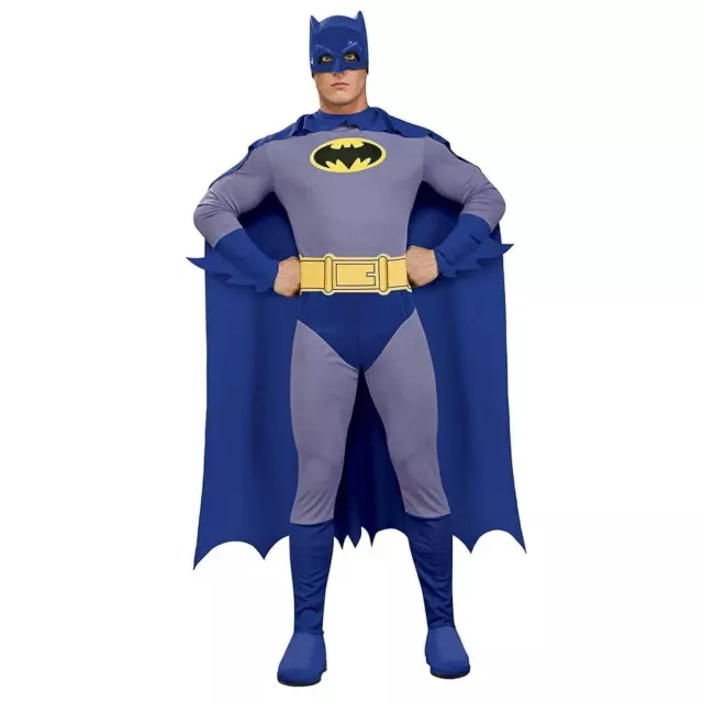 Hombre Oficial Dc Cómic Batman Disfraz Brave & Bold Superhéroe Disfraz Adulto