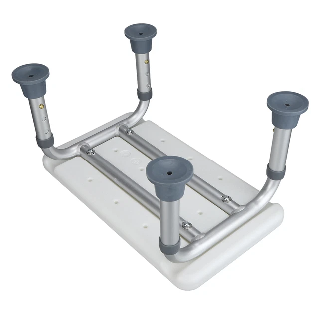 Taburete de baño antideslizante aleación de aluminio ducha de altura ajustable para personas mayores TDM