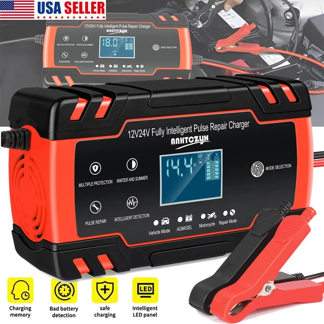 12V 24V Car Jump Starter Booster Box Power Bank Battery Charger Durable Portable