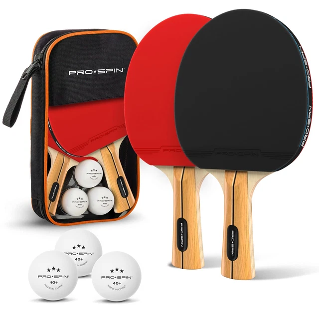 Yotutun Housse Ronde Pour Raquettes De Ping-Pong – Sac Avec Compartiment Pour 2 Raquettes + 3 Balles, Imperméable Et Rembourré