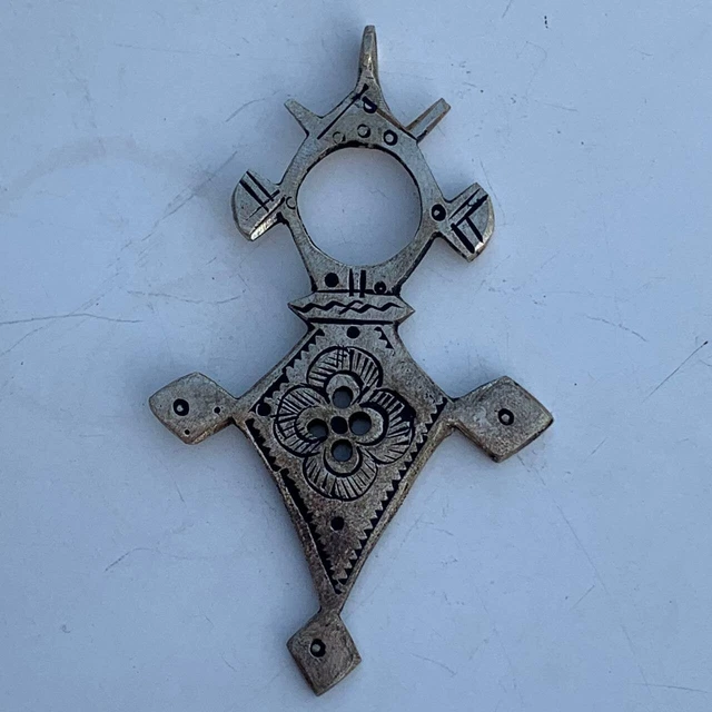 Very Old Rare Ancient Viking Amulet Silver Artefact Authentic Stunning
